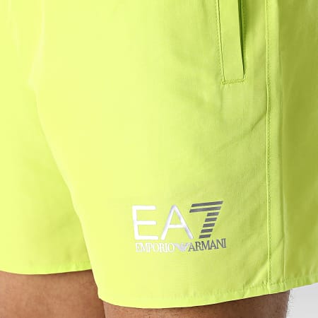EA7 Emporio Armani - Short De Bain 902000-CC721 Vert Anis Argenté
