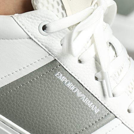 Emporio Armani - X4X570-XN840 Sneakers bianche e grigie