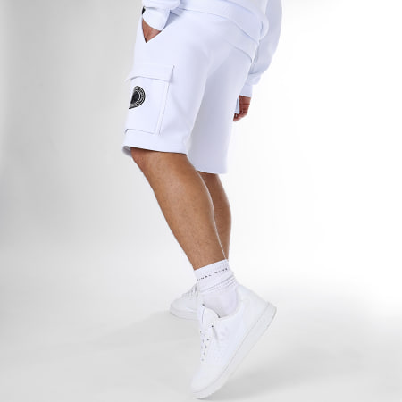 Final Club - Premium 1105 Pantaloncini da jogging Cargo bianchi