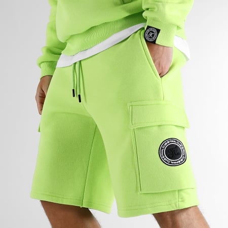 Final Club - Pantaloncini da jogging Premium 1110 verde lime
