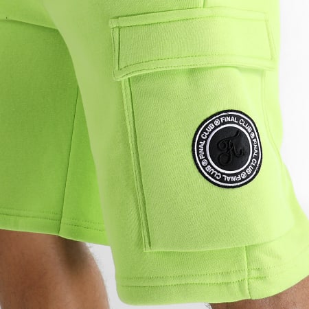 Final Club - Short Jogging Cargo Premium 1110 Vert Lime