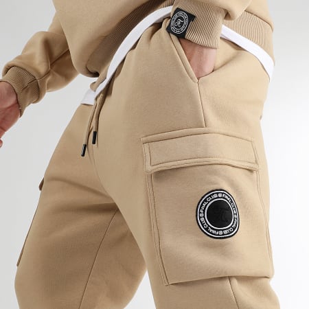 Final Club - Premium 1112 Pantaloni da jogging cargo beige