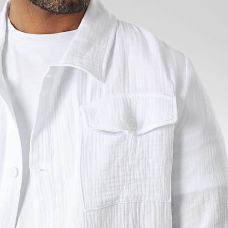 Frilivin - Camisa Manga Larga Blanca