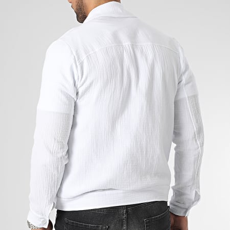 Frilivin - Camisa Manga Larga Blanca