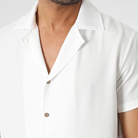 Frilivin - Camicia a maniche corte Bianco