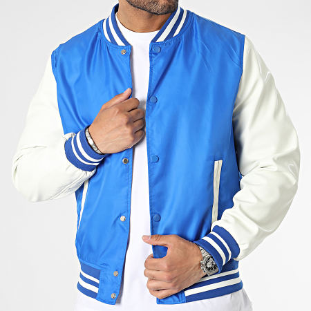 Sacai: Blouson étagé Bleu Marine | France