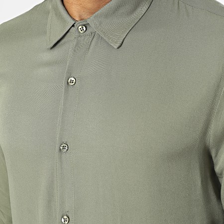Frilivin - Camisa Manga Larga Verde