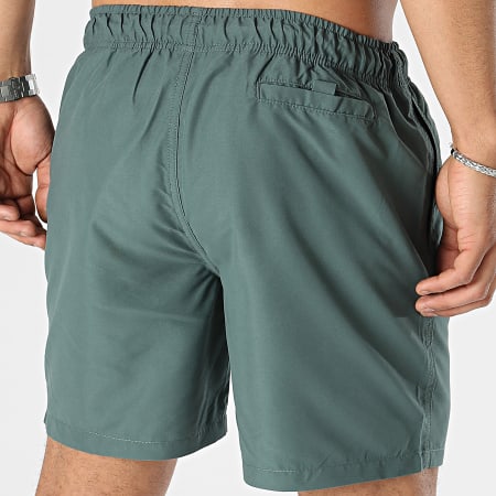 La Piraterie - Pantalones cortos de baño Logo 2 Verde caqui oscuro Negro