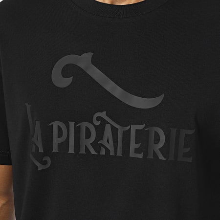 La Piraterie - Tee Shirt Oversize Large Logo Noir Noir