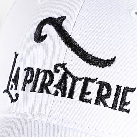 La Piraterie - Gorra Logo Blanco Negro