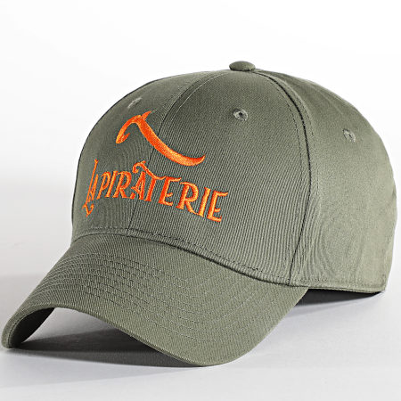 La Piraterie - Cappello con logo Verde Khaki Arancione
