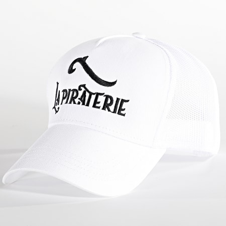 La Piraterie - Cappello Trucker Logo Bianco Nero