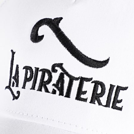 La Piraterie - Trucker Logo Cap Blanco Negro