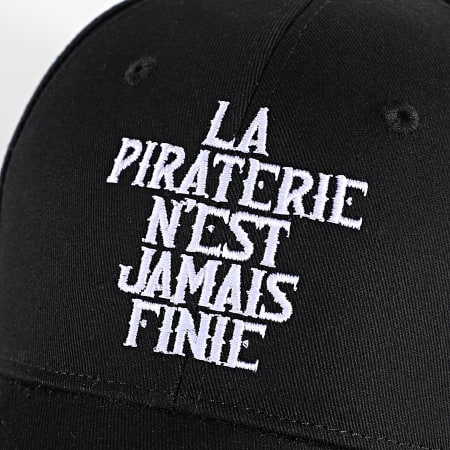 La Piraterie - Casquette LPNJF Noir Blanc