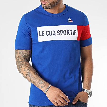 Le Coq Sportif - Tee Shirt Tricolore 2310011 Bleu