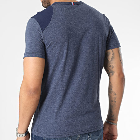 Le Coq Sportif - Camiseta 2310418 Azul marino jaspeado