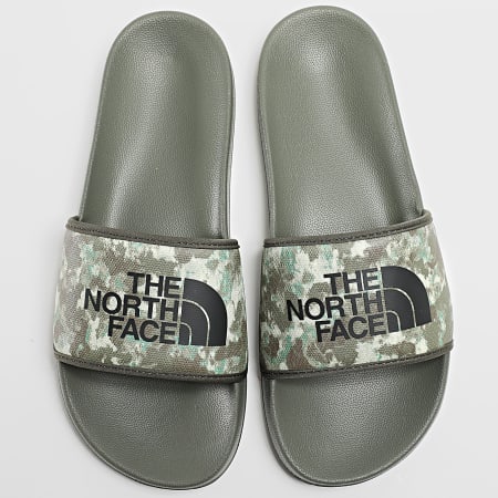 The North Face - Claquettes Base Camp Slide III A4T2R Military Olive Camo