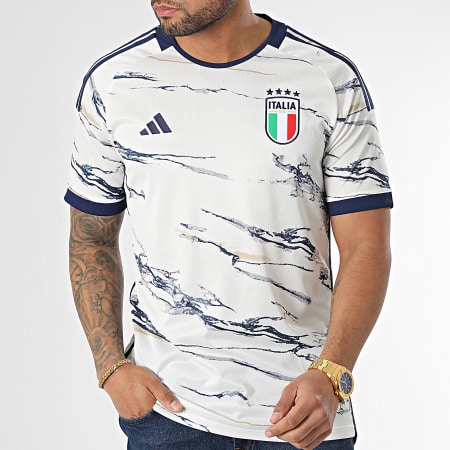 Adidas Sportswear - Tee Shirt A Bandes FIGC HS9896 Beige Clair