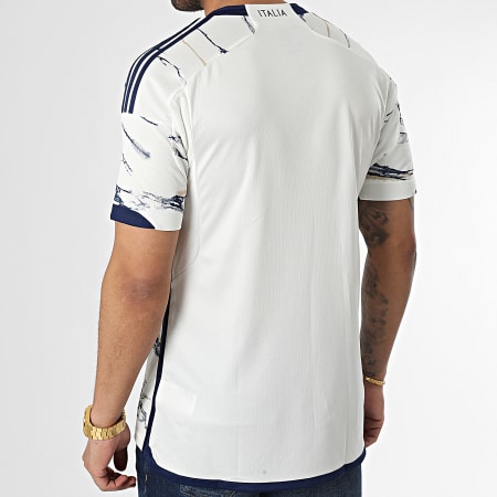 Adidas Sportswear - FIGC HS9896 Maglietta beige chiaro con righe