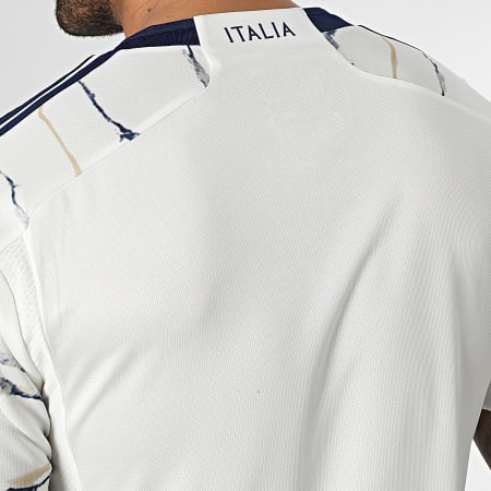 Adidas Performance - FIGC Camiseta a rayas HS9896 Beige claro