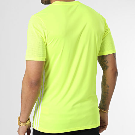 Adidas Sportswear - Tabela 23 Maglietta a righe IB4925 Giallo fluo