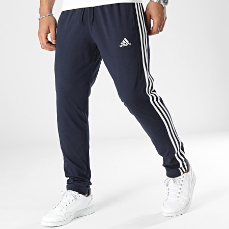 Adidas Sportswear - Pantalon Jogging A Bandes 3 Stripes IC0045 Bleu Marine
