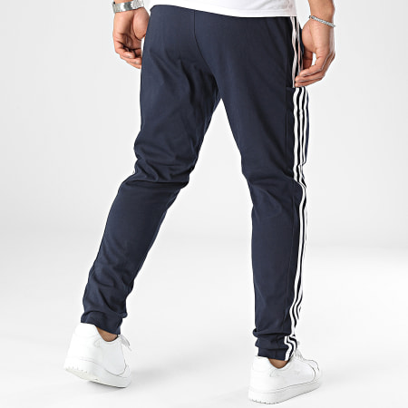 Adidas Sportswear - IC0045 Pantaloni da jogging a 3 strisce blu navy