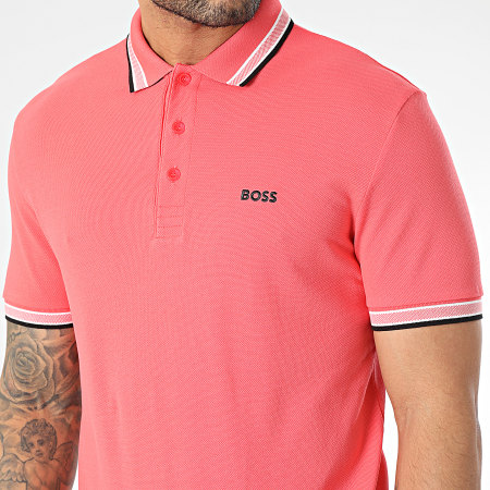 BOSS - Polo Manches Courtes Paddy 50468983 Rose