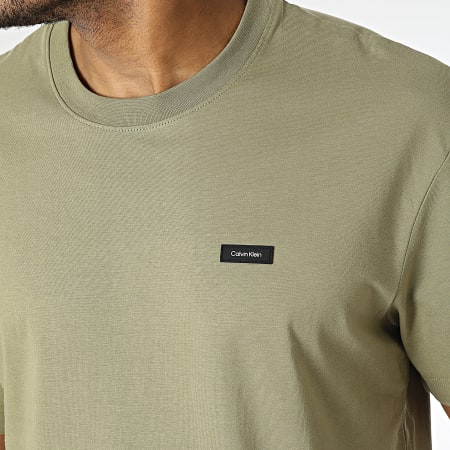 Calvin Klein - Camiseta Algodón Confort 0669 Caqui Verde