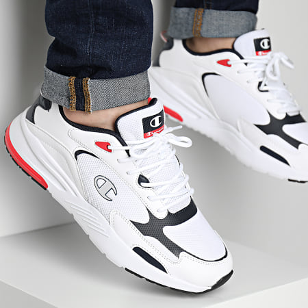 Champion - Ramp Up S21941 Bianco Navy Red Sneakers