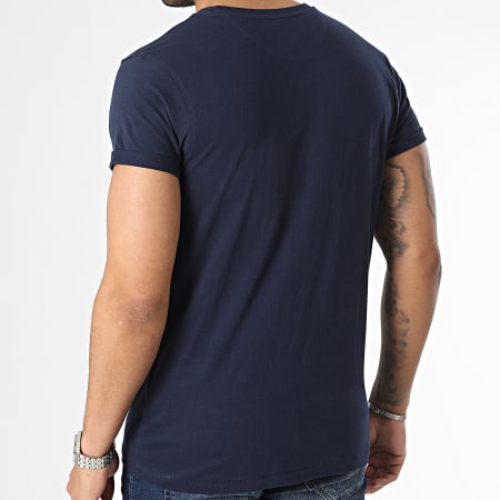 Deeluxe - Parrot Pocket Tee Shirt 03T1150M Blu navy