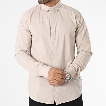 Deeluxe - Chemise Manches Longues Hecho 03T4225M Beige