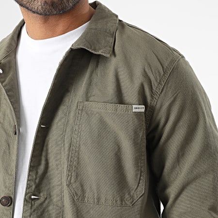 Deeluxe - Giacca di jeans Worky 03T6800M Verde Khaki