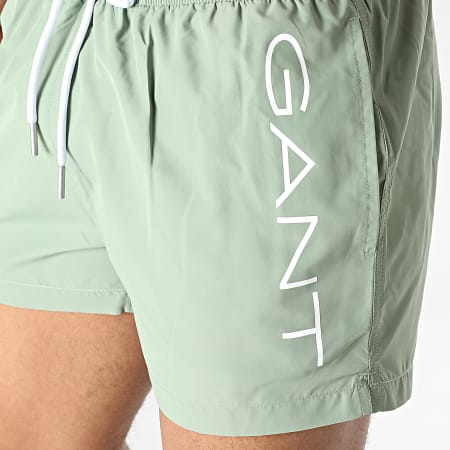 Gant - Short De Bain Lightweight Logo 922116017 Vert Kaki