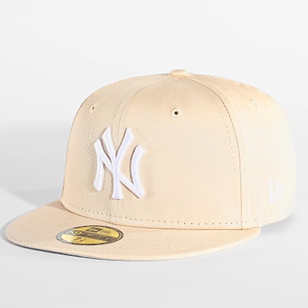 New Era - Gorra ajustada 59Fifty League Essential New York Yankees Beige