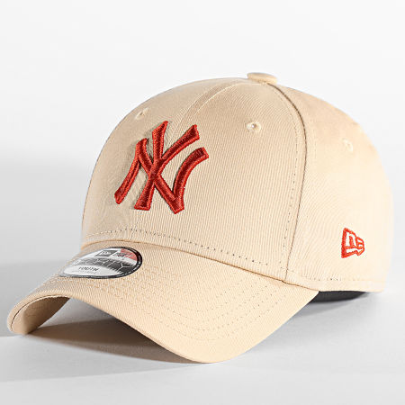 New Era - Gorra infantil 9Forty League Essential New York Yankees Beige