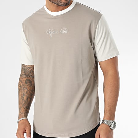 Project X Paris - Tee Shirt Oversize 2310012 Beige Taupe