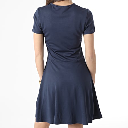 Tommy Jeans - Robe Femme Essential Fit Flare 5680 Bleu Marine