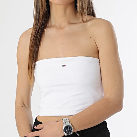 Tommy Jeans - Fascia donna Essential 5296 Bianco