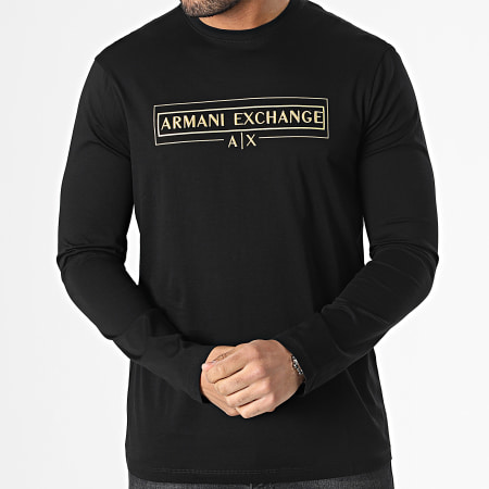 Armani Exchange - Maglietta manica lunga 3RZTAJ-ZJ9AZ Oro bianco