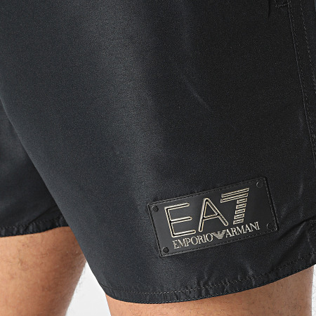 EA7 Emporio Armani - Short De Bain 902000-3R742 Noir Doré