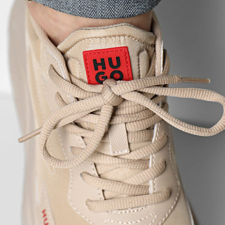 HUGO - Leon Runner Sneakers 50492864 Beige chiaro