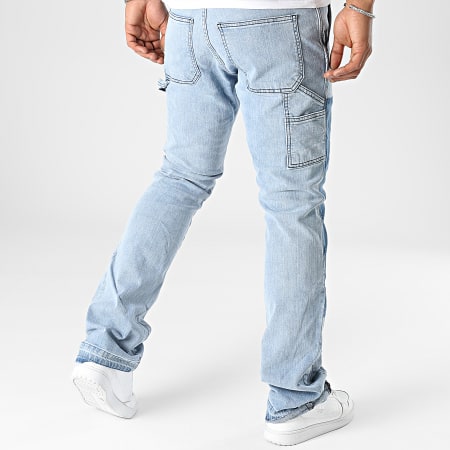 Ikao - Jeans regolari in denim blu