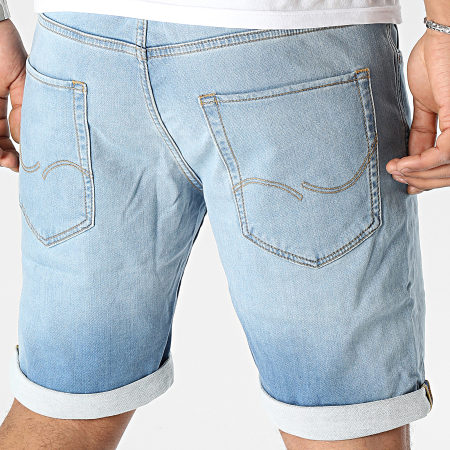 Jack And Jones - Pantaloncini di jeans Rick Icon Blue Wash