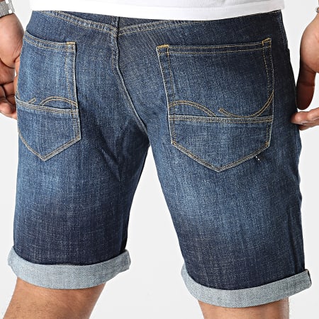 Jack And Jones - Rick Fox Pantaloncini di jeans in denim blu