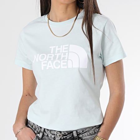 The North Face - Tee Shirt Femme Easy Bleu Ciel