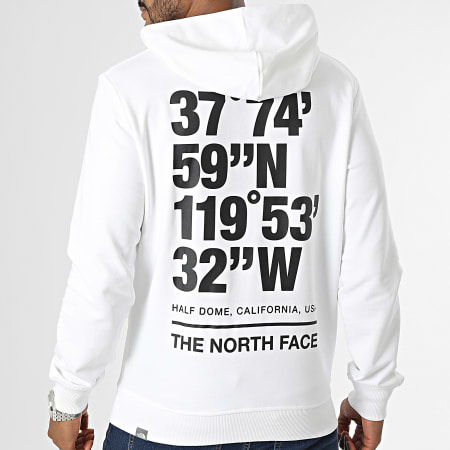 The North Face - Felpa con cappuccio Coordinates A826U Bianco