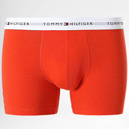 Tommy Hilfiger - Lot De 3 Boxers Signature Essentials 2941 Bleu Vert Orange