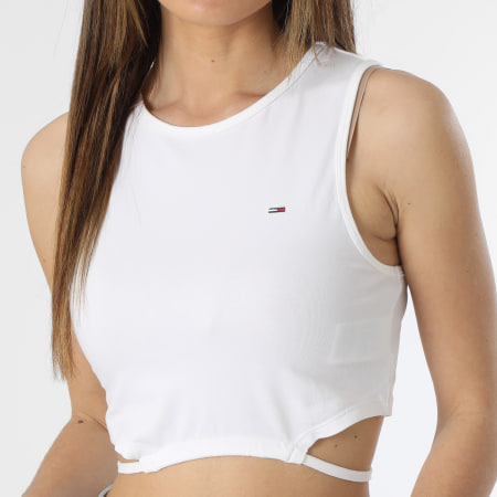 Tommy Jeans - Top donna Ultra Crop 5662 Bianco
