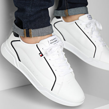 Tommy Hilfiger - Baskets Low Cup Leather 4429 White